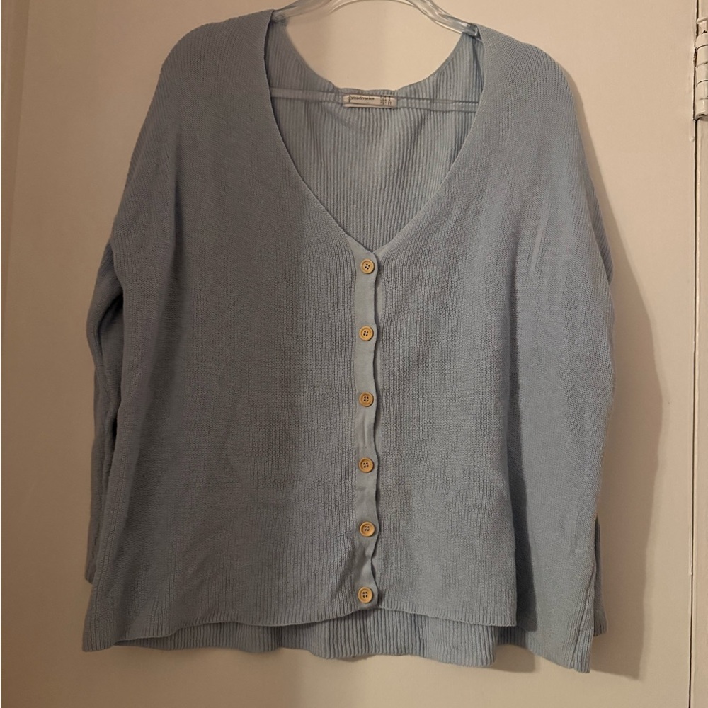 Stradivarius Light Blue Women's Sweater Cardigan XS